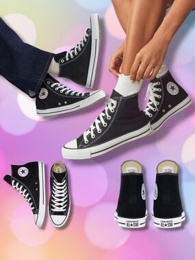Converse Chuck Taylor All Star Unisex Black/White Classic High-Top Sneakers